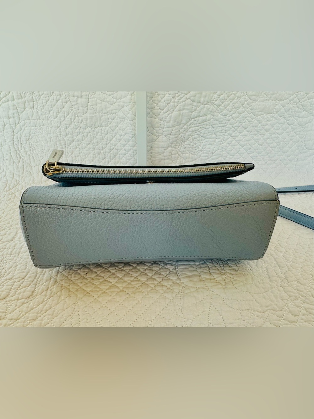 kate spade Blue Pebbled Leather Crossbody Bag - Picture 6 of 8
